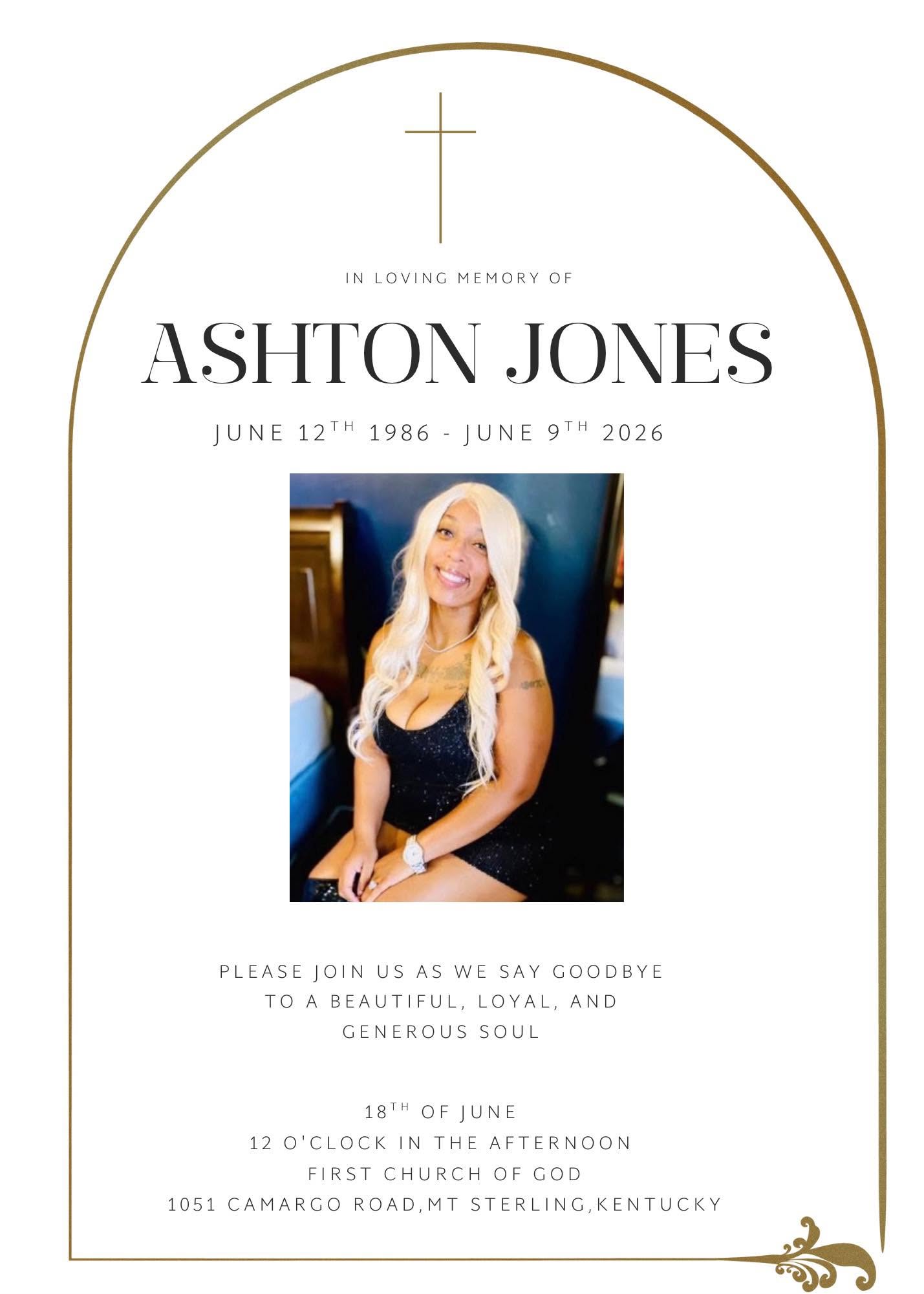 Ashton Jones Lexington, KY Obituary-Death